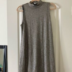 Kensie Metallic Shift Swing Dress